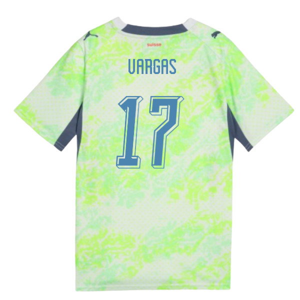 2026-2027 Switzerland Away Shirt (Kids) (Vargas 17)-SoccerKits Hub | Buy Soccer Jerseys Online